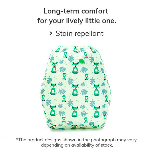 Diaper Cover ( Fuzzy fox) + 1 wet free insert