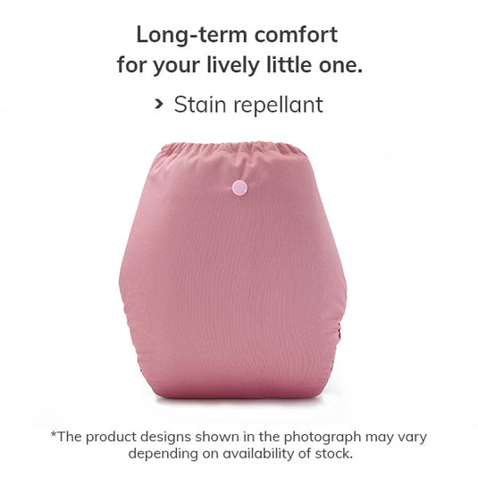 Diaper Cover (Mauve) + 1 bamboo insert