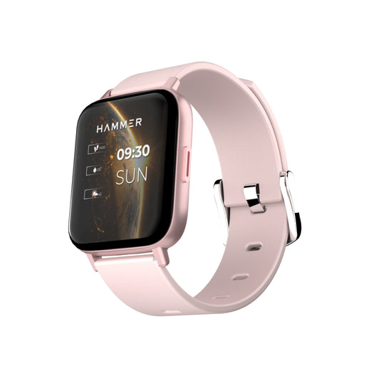 pulse 3.0 pink bluetooth calling smartwatch