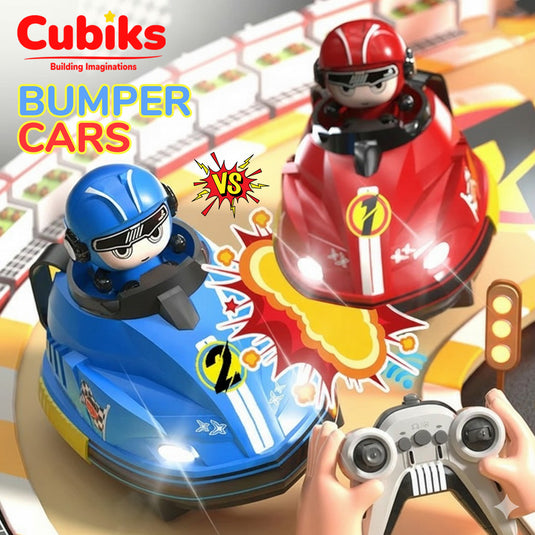 CUBIKS 2-Player Remote Control Car | USB Rechargeable | Perfect Gift for Kids