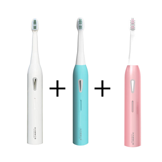 Hammer ultra flow electric toothbrush combo