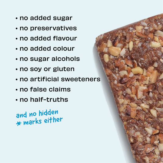 The Whole Truth - Energy Bars | Almond Choco Fudge | Pack of 6 x 40g