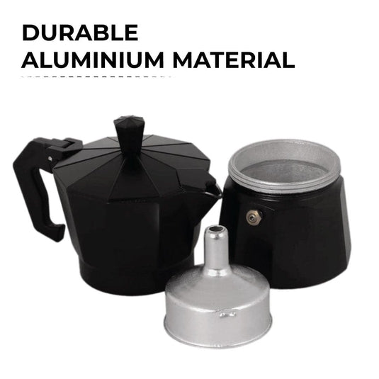 Hammer Moka Pot Filter Coffee Maker Percolator for 3 Cups Cred