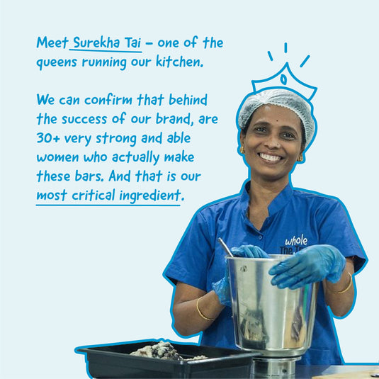 The Whole Truth - Energy Bars | Almond Choco Fudge | Pack of 6 x 40g