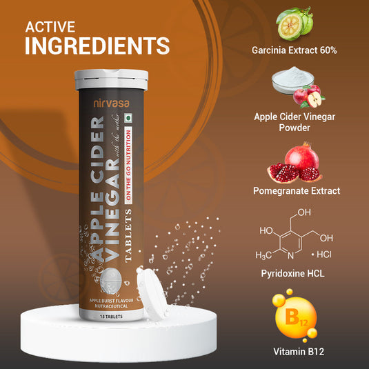 Nirvasa ACV Effervescent Tablets (15 Tabs)