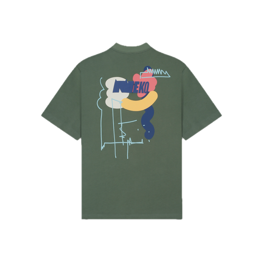 Updated Statement T-Shirt- Forest Green