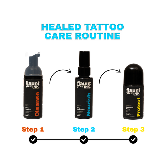 Healed Trio - For Small Tattoos