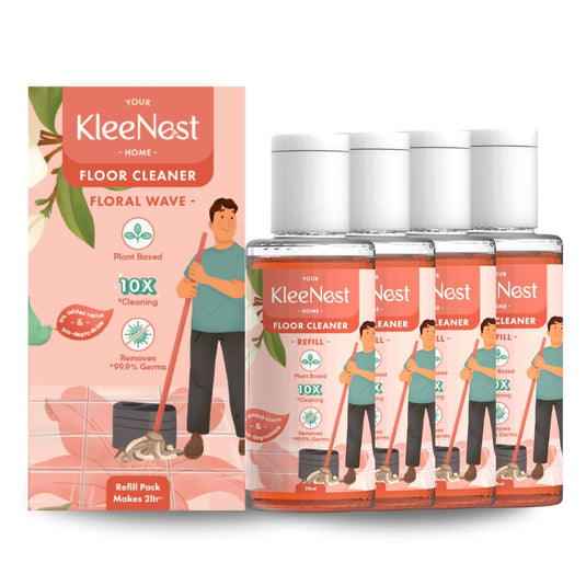 Kleenest Refill Pack – Floral Wave Floor Cleaner