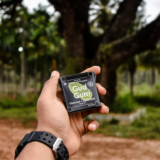 Gud Gum Mini Pack - Plastic-Free, Sugar-Free, Natural, Biodegradable, Vegan Chewing Gum. 1 Pack per Flavor, 15 Pellets per Pack, 21g