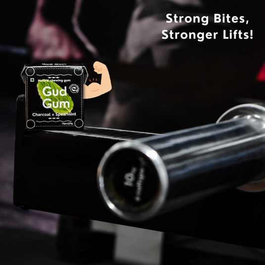 Charcoal Mint Chewing Gum - Plastic-Free, Sugar-Free, Natural, Biodegradable, Vegan. 15 Pieces per Pack, 21g, 4 Packs