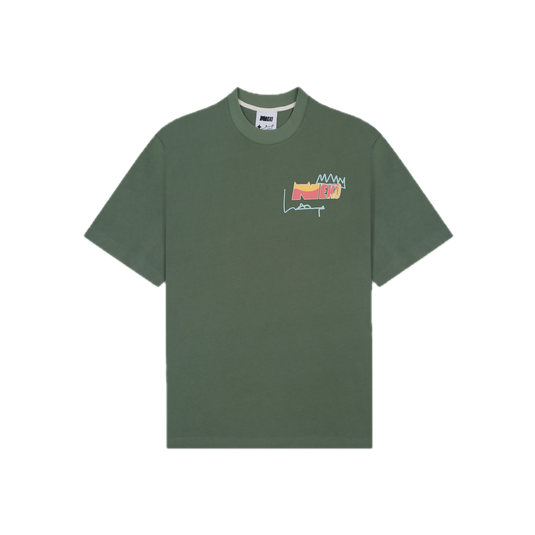 Updated Statement T-Shirt- Forest Green