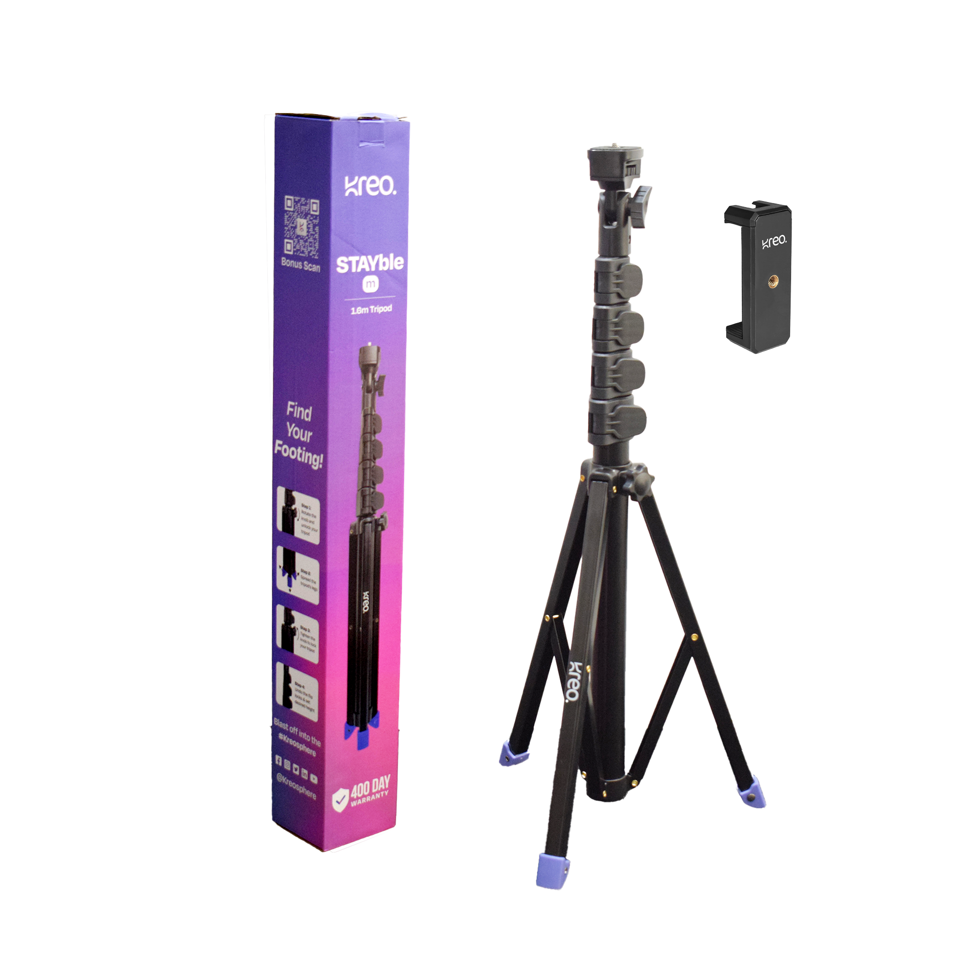 STAYble meter Premium Tripod Stand Kreo - Main Image