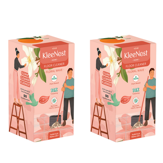 Kleenest Refill Pack – Floral Wave Floor Cleaner 4 Litre