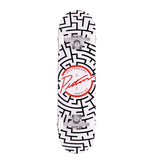 PISTON COMPLETE SKATEBOARDS 7.25"- MAZE (BEST SIZE FOR KIDS UNDER 10)