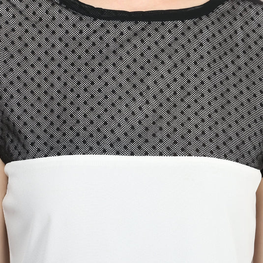 Pannkh Women's Dot Net Top
