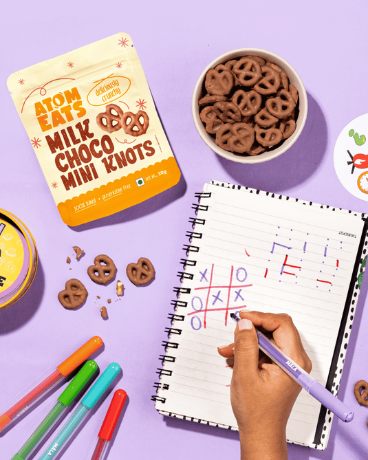 Atom Eats | Variety Pack - Choco Pretzels, Pack of 3, White Chocolate Dipped Pretzels, Milk Chocolate Dipped Pretzels, & Dark Chocolate Dipped Pretzels, 30g each