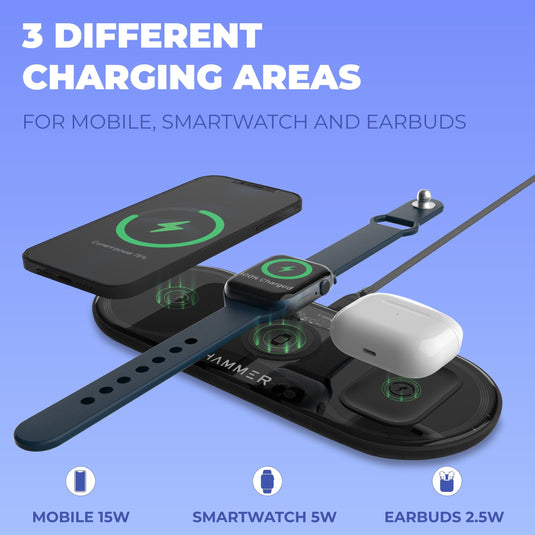 3 in 1 wireless charger