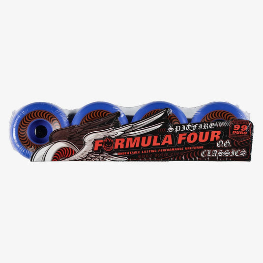 Spitfire - Formula Four - OG Classics Wheels (blue) 54 mm 99A 4 Pack