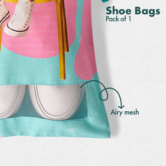 Sneakerhead! Women's Shoe Bag, 100% Organic Cotton, Pack of 1