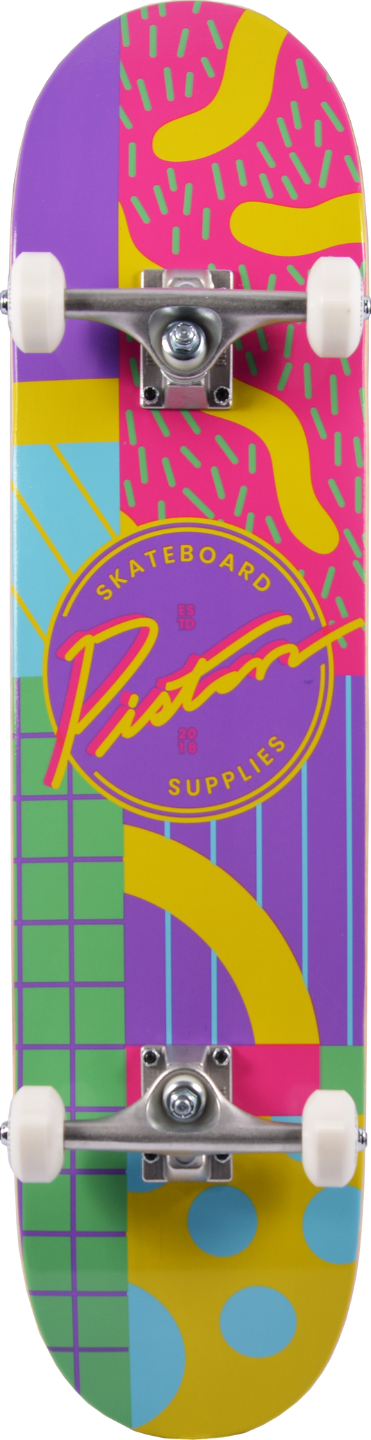 PISTON COMPLETE SKATEBOARDS 7.25" (BEST SIZE FOR KIDS UNDER 10)