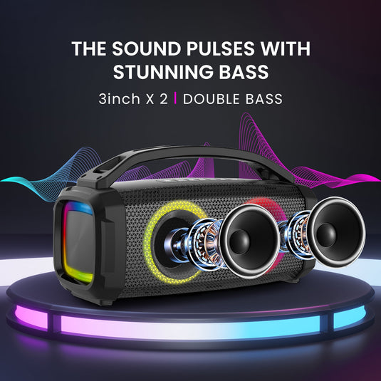 GIZMORE THUNDER BUDDY 60 W Karaoke BT Portable Party Speaker