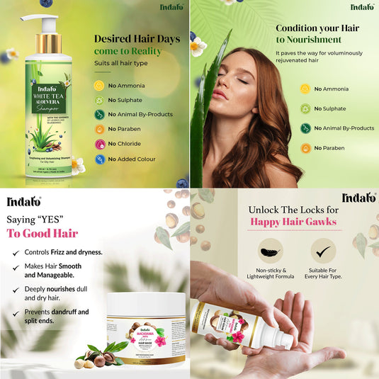 Indalo Anti Dandruff Hair Kit