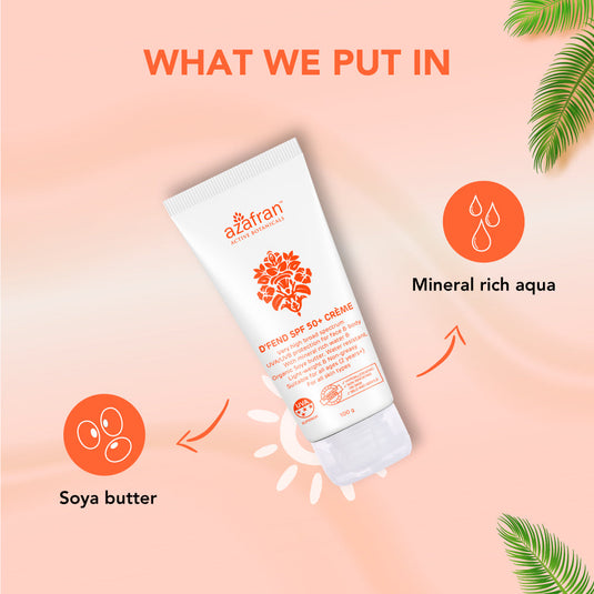 D’fend SPF 50 Non-toxic plant-based sunscreen