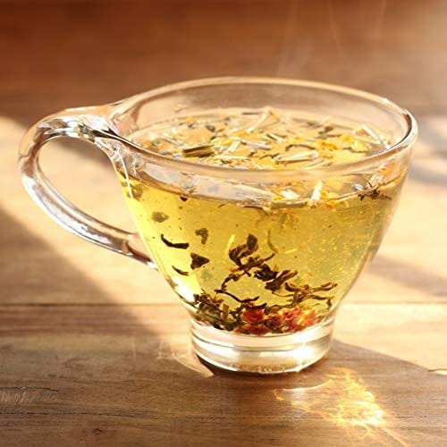 Teafloor Green Tea - Fruity Flavour | Pomegranate Medley Green Tea | Tea Weight : 100g / 3.5 oz(50 Cups)