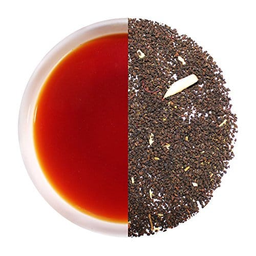 Teafloor Thandai Chai | Loose Leaf Black Tea | Assam Tea | 100 % Natural Organic Tea | Blend of Black Tea With Real Spices | Calming Effect | Notes of Saffron Flavor | Assam | 100 grams (3.5 oz) 40 cups