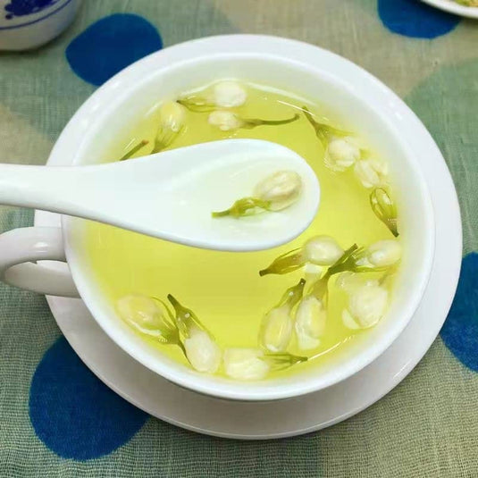 Teafloor Dried Premium Jasmine Buds Flower Tea || 100% Natural Herbs || Caffeine Free || Rich Source of Anti-oxidants ||