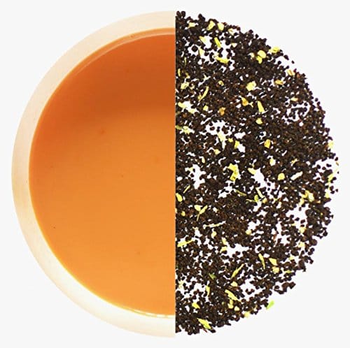 Teafloor Original Cardamom Masala Tea Leaves | Elaichi Chai Tea | 100 grams, 3.5 Oz (40 cups) | Low Caffeine | Blended with Assam Black Leaves | Cures Common Cold and Boost Digestion| Indian Spice Tea