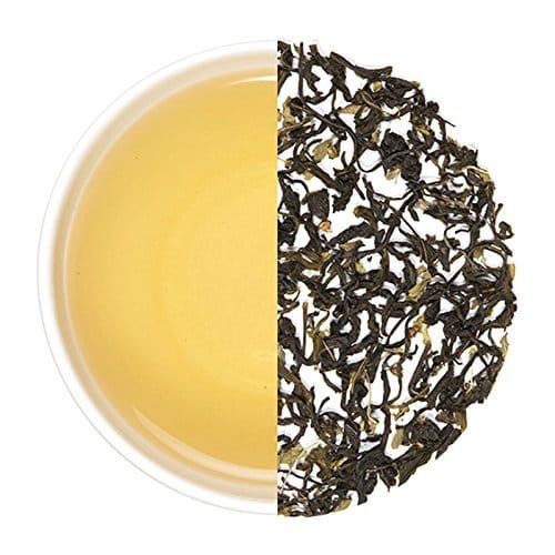 Teafloor Tulsi Green Tea | Loose Leaf Green Tea | Blended with Green Leaves and Tulsi | Loaded with Antioxidants | Anti-Stress Agent | Low Caffeine | 100 Grams (3.5 oz) 40 Cups