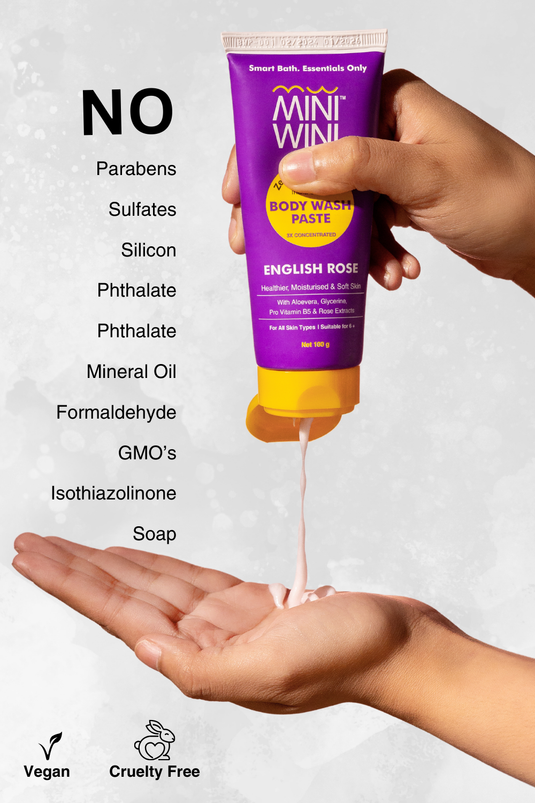 MiniWini Body Wash Paste English Rose