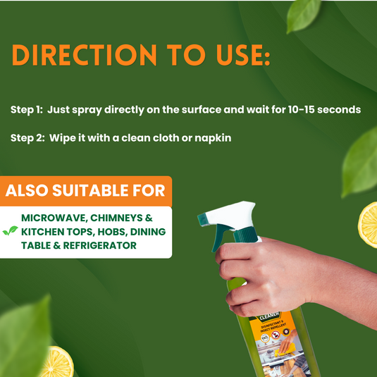 Herbal Kitchen Cleaner, Disinfectant & Insect Repellent | Product Size: 500 ml, 2 ltrs, 5 ltrs