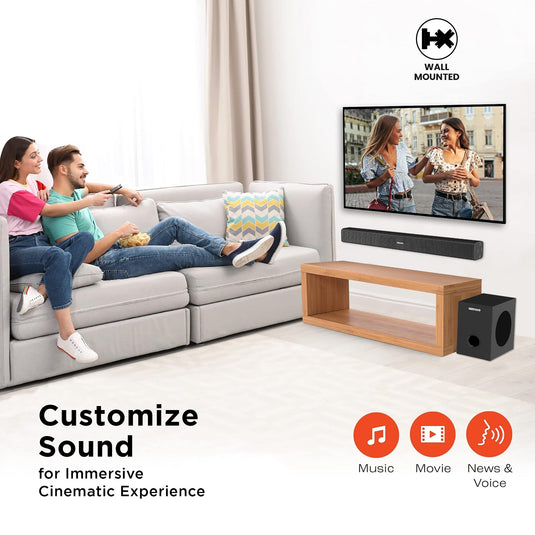 GIZMORE BAR6000 60W RMS Wired Soundbar