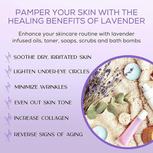 TEAFLOOR 100% Dried Natural Lavender Buds Flower Tea: Aromatherapy in every cup || Reduce stress, Authentically Flavorful and Adaptable || Whole Flower Buds, Caffein Free || 35g (Pack of 4) ||