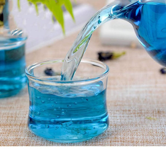 TEAFLOOR 100% Dried Natural Butterfly Pea Buds Flower Tea: Antioxidant powerhouse, Stress-buster in every cup || Skin & hair savior || Whole Flower Buds, Caffein Free || 20g (Pack of 5) ||