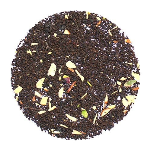 Teafloor Shahi Kesar Chai | Loose Leaf Black Tea | 100% Natural Organic Tea | Flavor Blend of Black Tea with Finest Strands of Shahi Kesar | Kesar Chai | Mood Enhancer | Stress Reliever | 100 grams (3.5 oz) 40 cups.