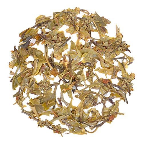 Teafloor Silver Buds Darjeeling White Tea | Loose Leaf White Tea | Darjeeling Tea | 100% Natural Organic Tea | Low Caffeine | Loaded with Anti oxidant properties | Splendid taste | Single Estate | North Tukvar, Sikkim | 100 grams (3.5 oz) 40 cups