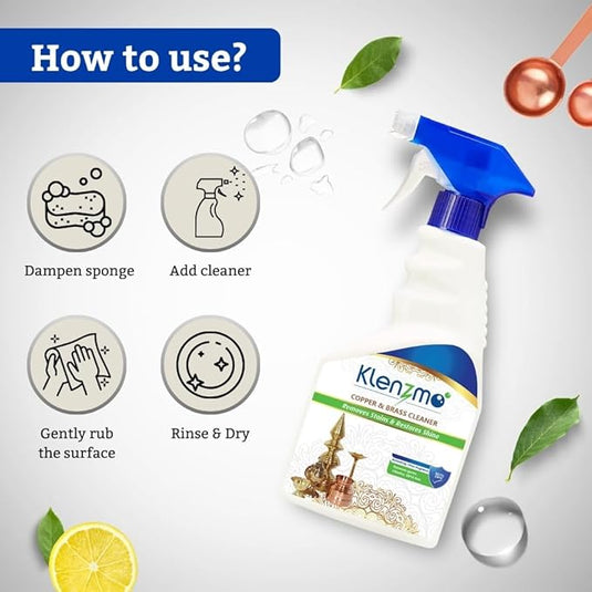 Klenzmo Copper and Brass Cleaner Spray 400ml