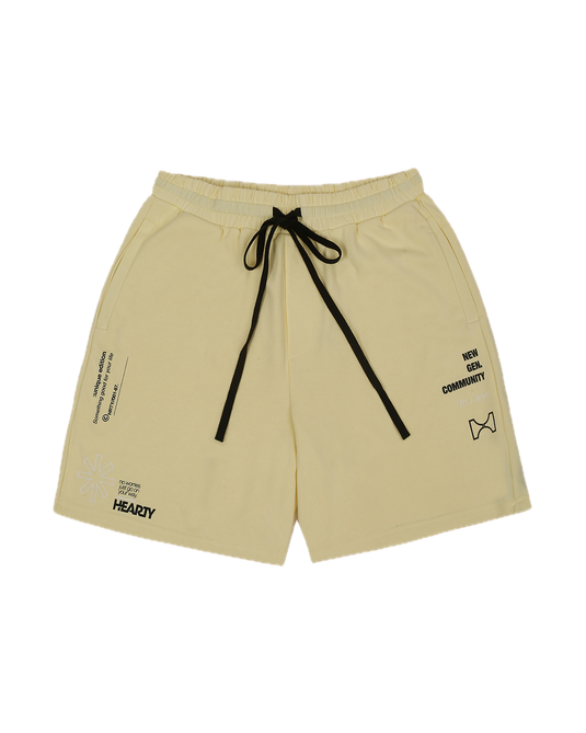 Global Society Yellow Shorts