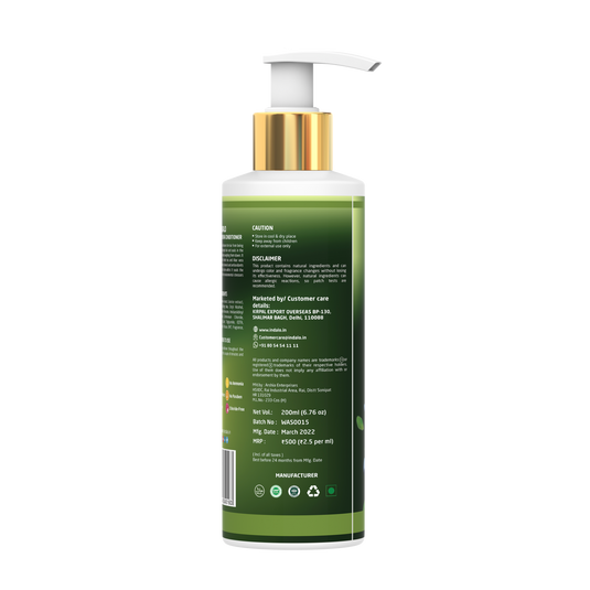 Indalo Combo For Oily Hair With White Tea Aloe Vera Shampoo & Conditioner | With Goodness Of