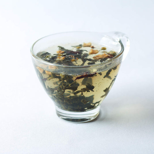 Teafloor Green Tea - Fruity Flavour | Apple Cinnamon Green Tea | Tea Weight : 100g / 3.5 oz(50 Cups)