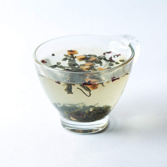 Teafloor Green Tea - Fruity Flavour |Cranberry Apple Ginger Green Tea | Tea Weight : 100g /3.5 oz (50 Cups)