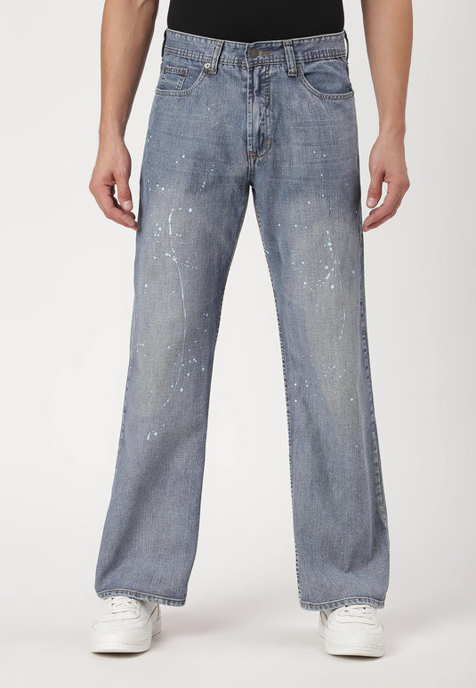 Dark Indigo Mid Rise Straight Jeans