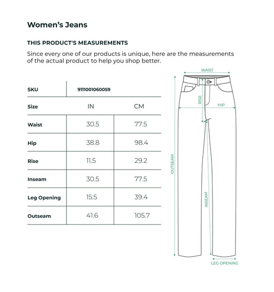 Mid Indigo High Rise Straight Jeans