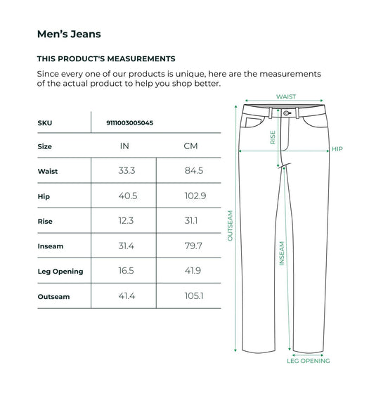 Mid Indigo High Rise Straight Jeans