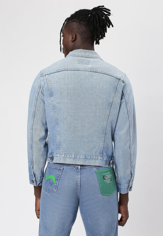 UnCrave Pledge | Light Indigo Regular Trucker Jacket | Medium