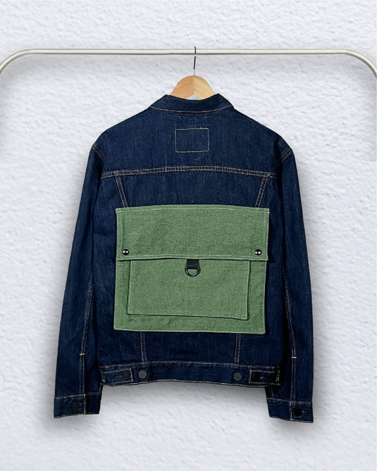 Oxford Indigo Backpack Denim Jacket
