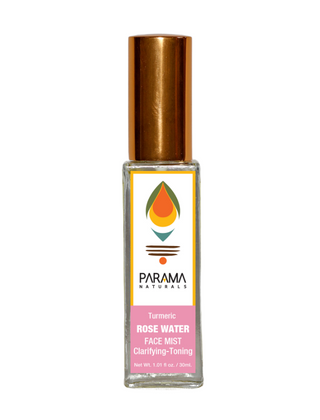 Parama Naturals Turmeric Rose Water Face Mist Clarifying-Toning, Face Mist, Toner, Cleanser, Makeup base, Rose, rose, Turmeric, Natural Ingredients, Skin Care